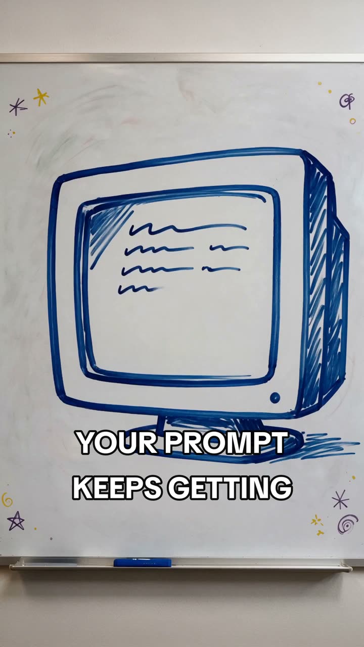 Vertical ad 1, opening line: Your prompt keeps getting longer.